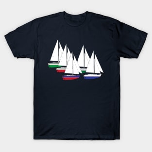 Cape George 36 Cutter Sailboats Racing T-Shirt